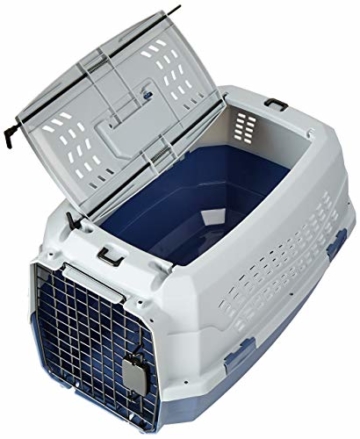 AmazonBasics Transportbox für Haustiere, 2 Türen, 1 Dachöffnung, 58 cm - 5
