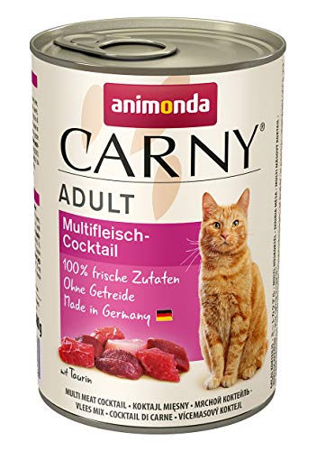animonda Carny Adult Katzenfutter, Nassfutter für ausgewachsene Katzen, Mix 2, 12 x 400 g - 4