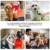 Bestcool Unterwollbürste Hunde Katze, 5 in 1 Hundesalonbürste Kit Flexibler Borsten & Pin Hundebürste & Katzenbürste | Entfilzen & Glätten | Hundekamm für Langhaarige Haustiere - 2
