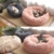 Decdeal Haustierbett für Katzen und Hunde Rundes Plüsch Hundebett Katzenbett in Doughnut-Form Farbe und Größe Optional - 2