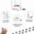ecoworks Premium Katzenspielzeug |natürliche robuste Spielangel mit Maus | Stofftier 3er Set zur Katzenbeschäftigung | Kratzspielzeug | Geschenkbox | interaktives Zubehör | natürlichen Fasern & Federn - 2