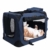 FEANDREA Hundebox, Transportbox für Auto, Hundetransportbox, Faltbare Katzenbox aus Oxford-Gewebe, S, 50 x 35 x 35 cm, dunkelblau PDC50Z - 2