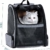 Hunderucksack Katzenrucksack für kleine Hunde Katzen Transporttasche mit Mesh Fenster, Staubtuch,Tragbare und Erweiterbare Outdoor Faltbarer Raum Tragetasche - 2