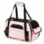 Kaka mall Transporttasche für Katzen Hunde Comfort Fluggesellschaft Zugelassen Travel Tote Weiche Seiten Tasche für Haustiere(S,Pink) - 8