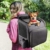 Petacc Hunde Katzen Rucksack Skalierbar Geräumig Hundetasche Belüftung Haustier Transportbox Bequem, Transporttasche für Reisen für kleine Hunde, Katzen und Kleintiere bis 6,8 kg - 7