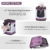 Petcomer SBC5148 Haustiertragetasche für Hunde und Katzen Faltbarer Rucksäcke gut für Wander-Kampagne Tägliche Verwendung, Einheitsgröße, Purple - 8