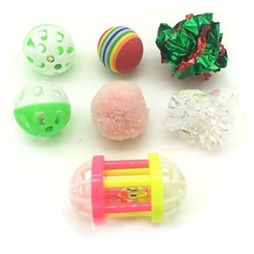 PietyPet Katzenspielzeug, Katze Toys Variety Pack, Spielzeug für Katzen Kitty 15 Stück - 6