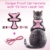 rabbitgoo Katzengeschirr mit Leine Softgeschirr für Katze Brustgeschirr Cat Harness Katzengarnitur ausbruchsicher verstellbar Katzenweste Rosa XS - 6