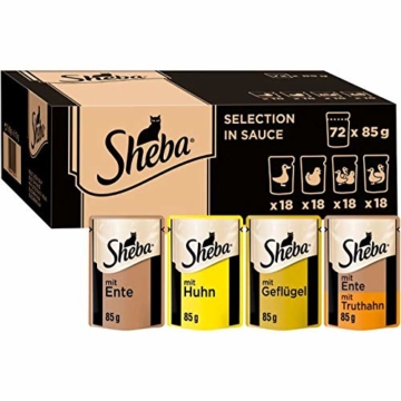 Sheba Selection in Sauce – Katzenfutter im Frischepack – Nassfutter für die täglichen Verwöhnmomente - 1