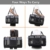 Songwin Hundetasche, Hundebox, faltbar Hundetransportbox Auto Transporttasche für Haustiere,Katzenbox,Grau (Katzentragetasche) - 6