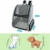 Transporttasche Rucksack für Haustiere Hunde Katzen - Große Netztasche Faltbar, Atmungsaktiv Geräumig mit Drahtstruktur, Haustiertragetasche Stabile für Draussen Reisen Großer Raum Airline Genehmigt - 3