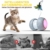 Ventvinal Katzenspielzeug Elektrischer Interaktives Ball,Automatischer Drehender Katzenball mit USB-Aufladung des LED-Lichts,Katzen Roller Ball Intelligenzspielzeug für Cat Haustiereignung - 2